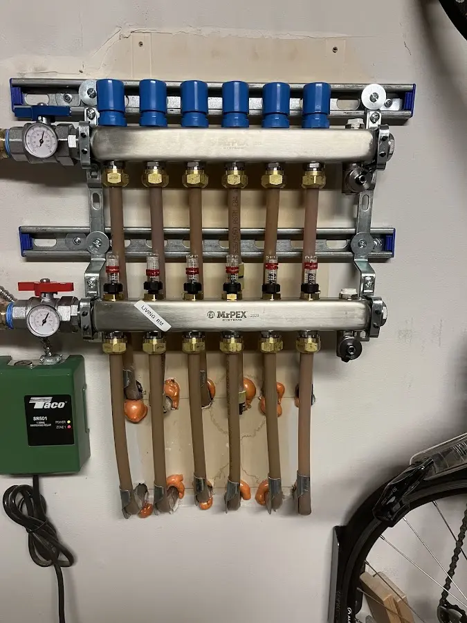 Plumber performing Gas Leak Detection at a residential property in Rockport